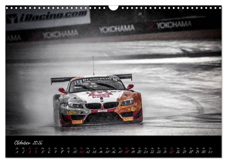 Produktbild: EMOTIONS ON THE GRID - Blancpain Endurance Series N&uuml;rburgring (Wandkalender 2026 DIN A3 quer), CALVENDO Monatskalender