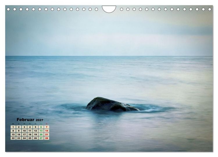 Produktbild: Minimal-Art - am Strand (Wandkalender 2027 DIN A4 quer), CALVENDO Monatskalender
