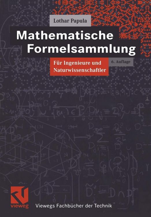 Produktbild: Mathematische Formelsammlung f&uuml;r Ingenieure und Naturwissenschaftler
