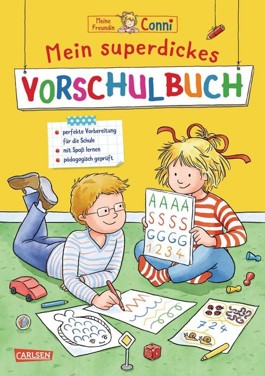 Produktbild: Conni Gelbe Reihe (Besch&auml;ftigungsbuch): Mein superdickes Vorschulbuch