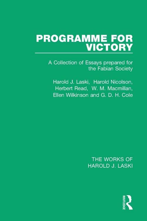 Produktbild: Programme for Victory (Works of Harold J. Laski)