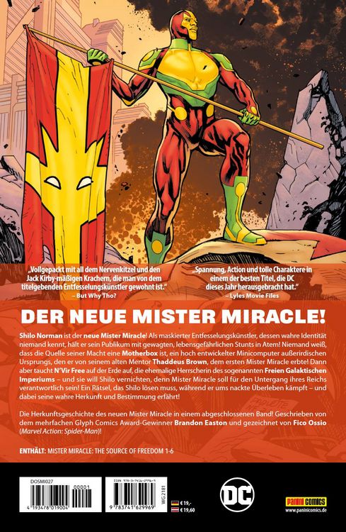 Produktbild: Mister Miracle: Die Quelle der Macht