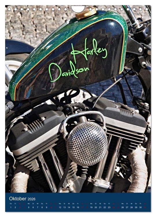 Produktbild: Mein Motorradkalender (Wandkalender 2026 DIN A4 hoch), CALVENDO Monatskalender