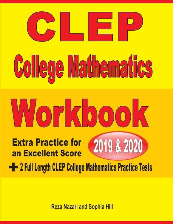 Produktbild: CLEP College Mathematics Workbook 2019-2020