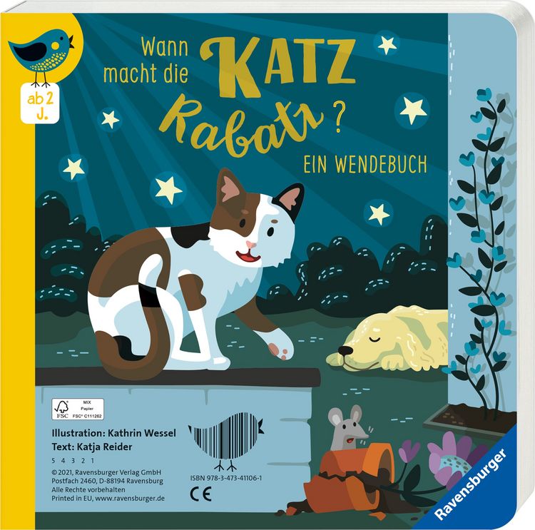 Produktbild: Wann gehts rund beim Hund?/ Wann macht die Katz Rabatz?: Ein Wendebuch