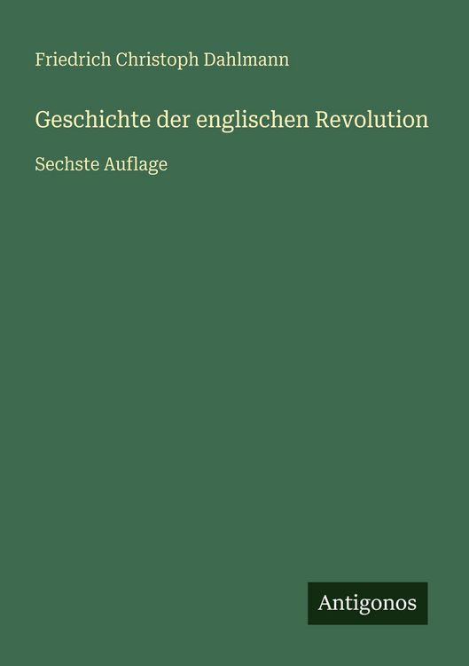 Produktbild: Geschichte der englischen Revolution