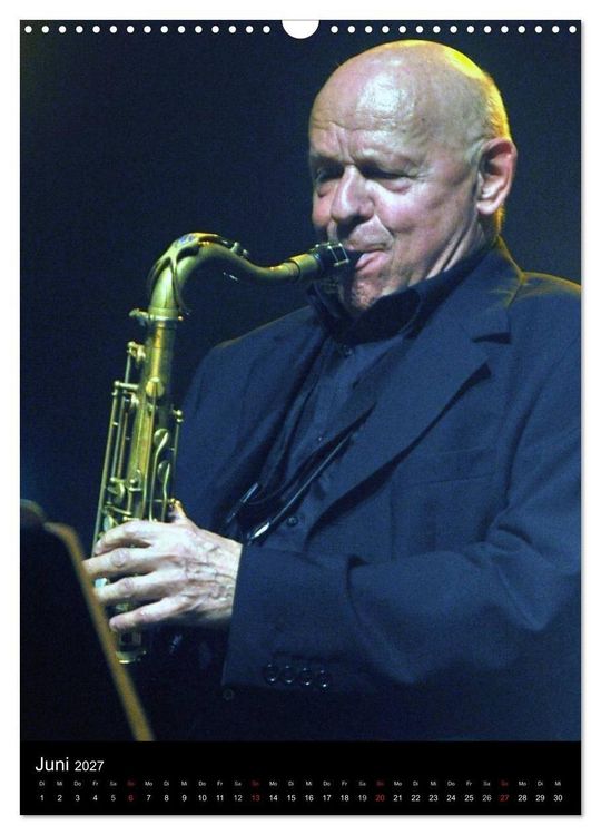Produktbild: Jazz Momente - Kalender 2027 - (Wandkalender 2027 DIN A3 hoch), CALVENDO Monatskalender