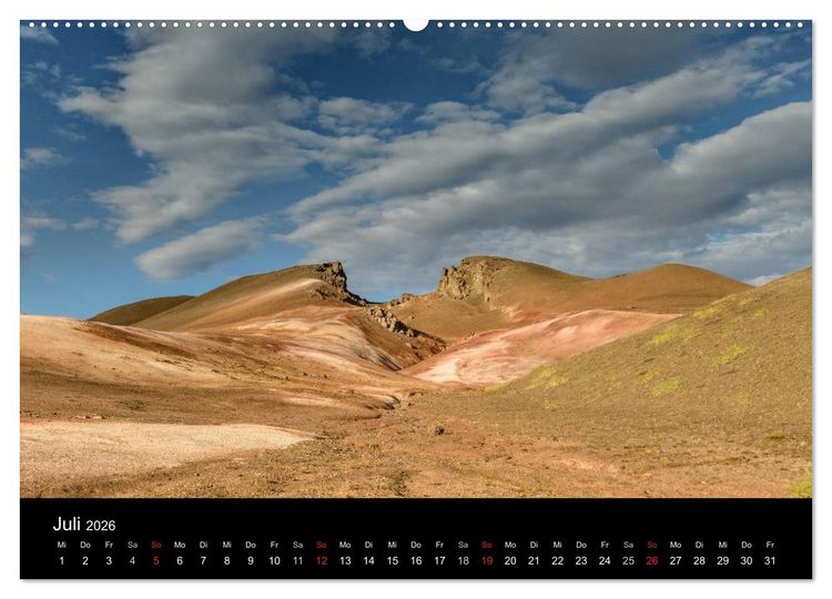 Produktbild: Faszination Island (Wandkalender 2026 DIN A2 quer), CALVENDO Monatskalender