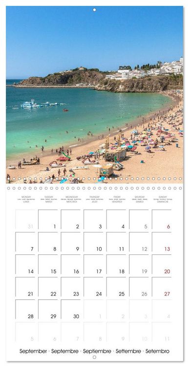 Produktbild: Algarve - Portugal's picturesque coastal landscapes (Wall Calendar 2026 12 &times; 12 Inch) CALVENDO 12 Month Wall Calendar