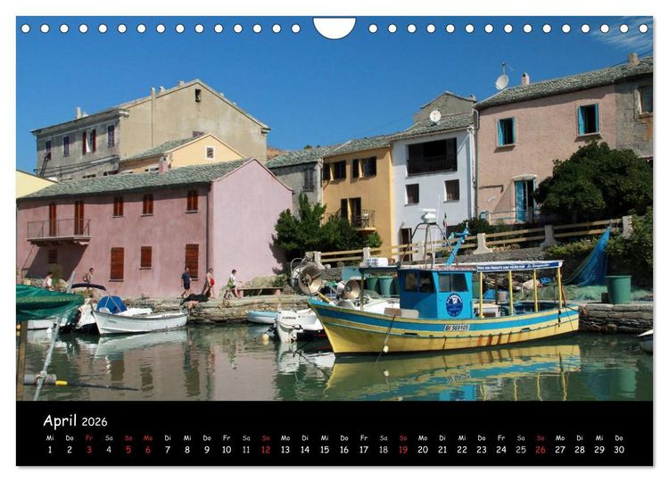 Produktbild: Korsikas St&auml;dte (Wandkalender 2026 DIN A4 quer), CALVENDO Monatskalender