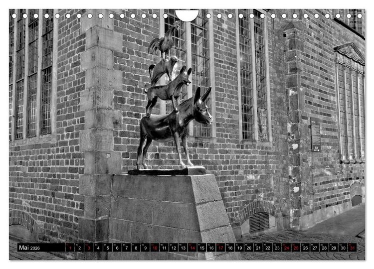 Produktbild: Historisches Bremen (Wandkalender 2026 DIN A4 quer), CALVENDO Monatskalender