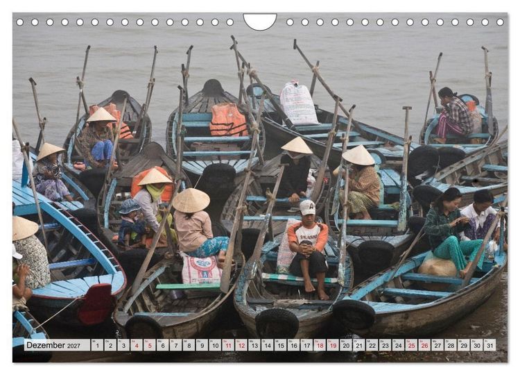 Produktbild: Vietnam - Momente einer Reise (Wandkalender 2027 DIN A4 quer), CALVENDO Monatskalender
