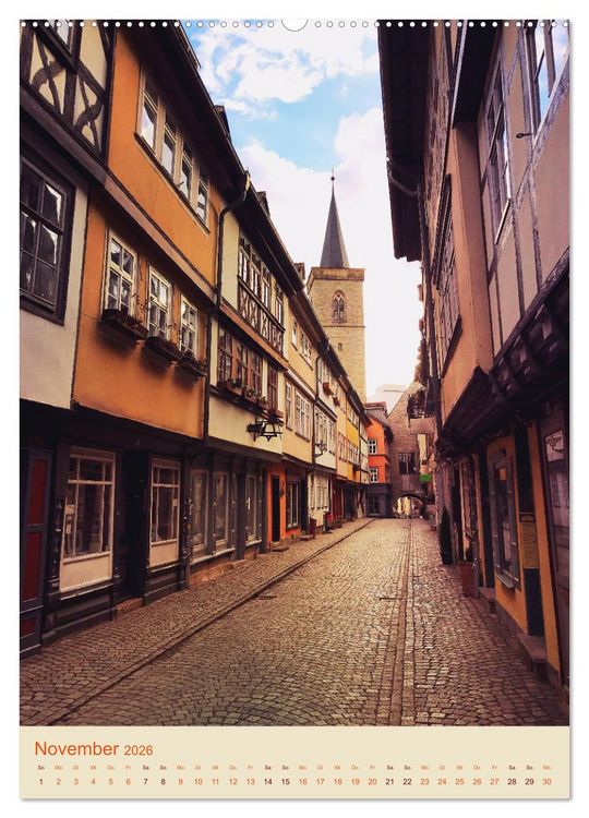 Produktbild: ERFURT total cool (Wandkalender 2026 DIN A2 hoch), CALVENDO Monatskalender
