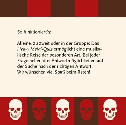 Produktbild: Heavy Metal-Quiz  (Neuauflage)