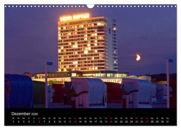 Produktbild: Warnem&uuml;nde - Maritime Landschaften (Wandkalender 2026 DIN A3 quer), CALVENDO Monatskalender