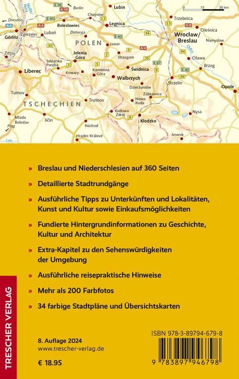 Produktbild: TRESCHER Reisef&uuml;hrer Breslau und Niederschlesien