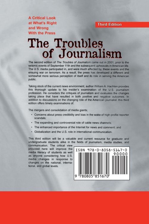Produktbild: The Troubles of Journalism