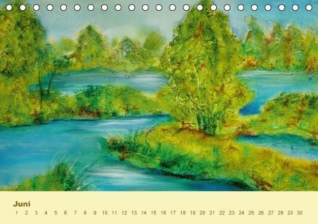 Produktbild: Geburtstagskalender Faszination Malerei - mit immerw&auml;hrendem Kalender (Tischkalender immerw&auml;hrend DIN A5 quer)