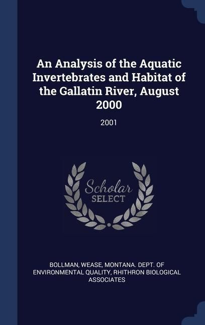 Produktbild: Analysis Of The Aquatic Invert