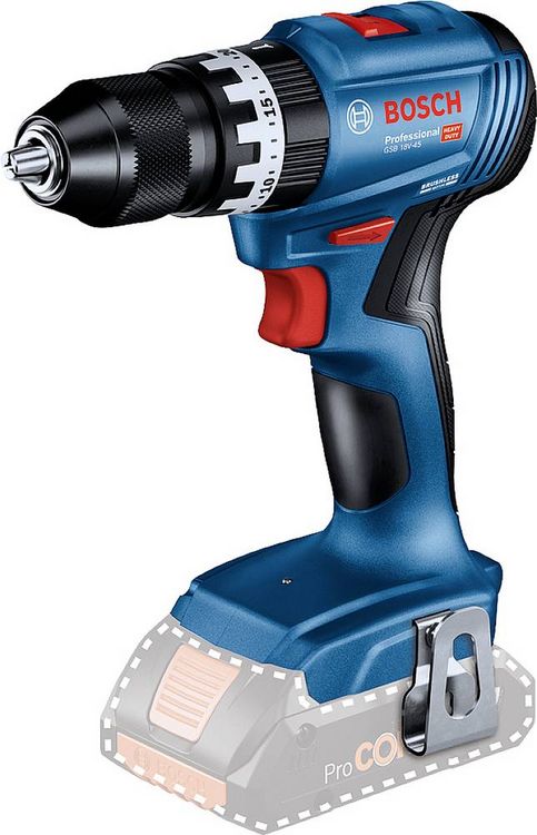 Produktbild: Bosch Professional GSB 18V-45 06019K3301 Akku-Schlagbohrschrauber b&uuml;rstenlos, ohne Akku