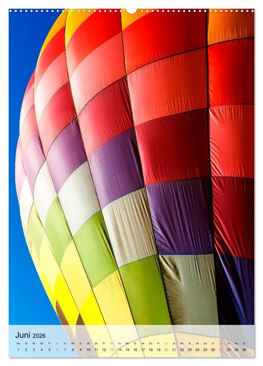 Produktbild: Ballon fahren - mein Traum (hochwertiger Premium Wandkalender 2026 DIN A2 hoch), Kunstdruck in Hochglanz