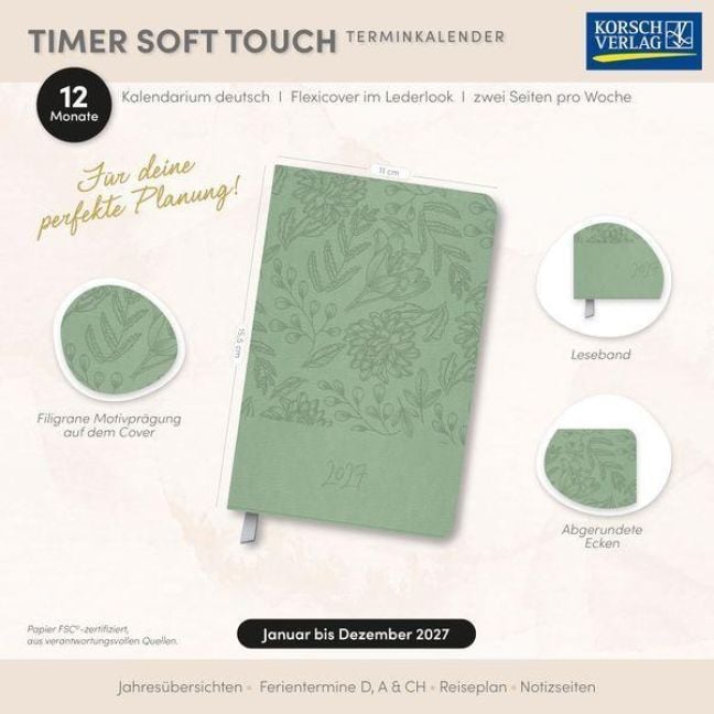 Produktbild: Timer Soft Touch salbei 2027
