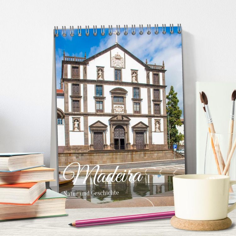 Produktbild: Madeira - Natur und Geschichte (Tischkalender 2026 DIN A5 hoch), CALVENDO Monatskalender