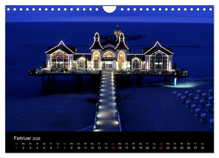Produktbild: Traumhafte Ostseek&uuml;ste (Wandkalender 2026 DIN A4 quer), CALVENDO Monatskalender