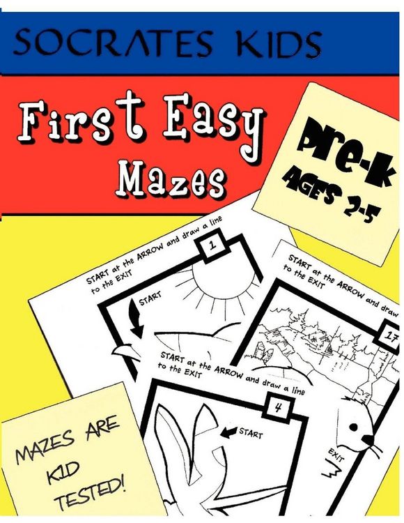 Produktbild: First Easy Mazes (Socrates Kids Workbook Series)