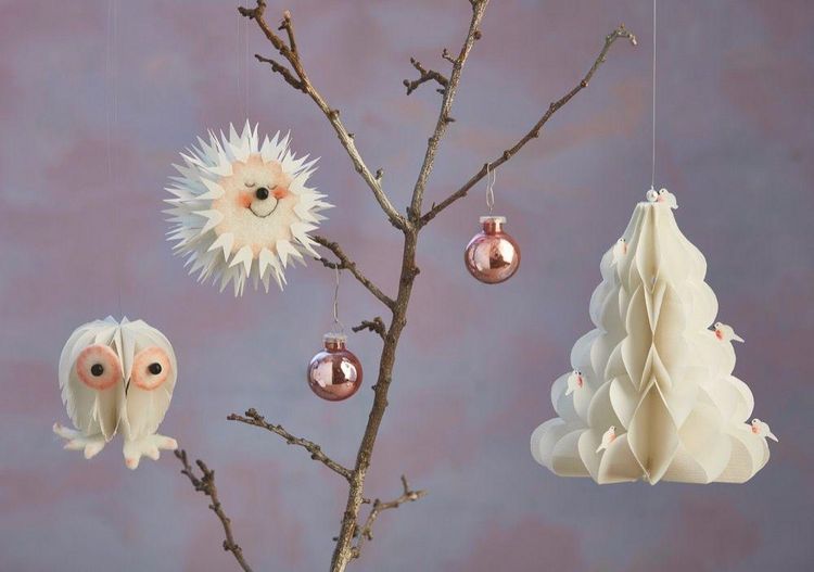Produktbild: Weihnachtliche Papiert&uuml;ten-Deko