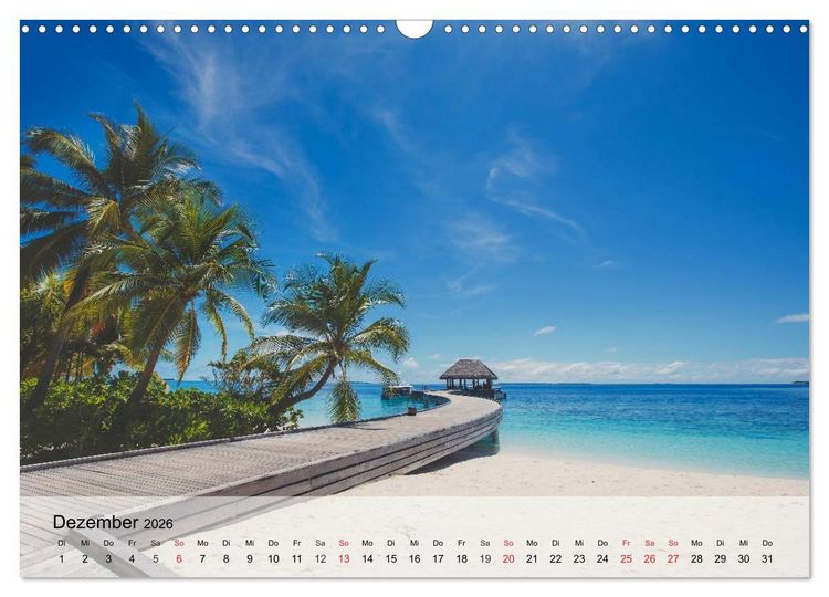 Produktbild: S&uuml;dseetr&auml;ume. Paradiese im Pazifik (Wandkalender 2026 DIN A3 quer), CALVENDO Monatskalender