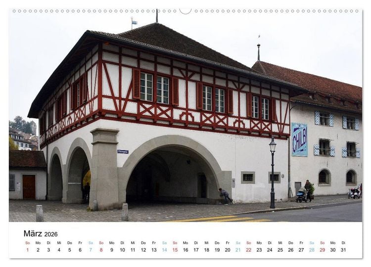 Produktbild: LUZERN Wo sich Reuss und Vierwaldst&auml;ttersee begegnen (Wandkalender 2026 DIN A2 quer), CALVENDO Monatskalender
