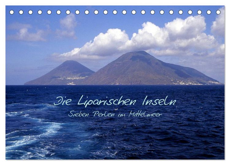 Produktbild: Die Liparischen Inseln (Tischkalender 2026 DIN A5 quer), CALVENDO Monatskalender