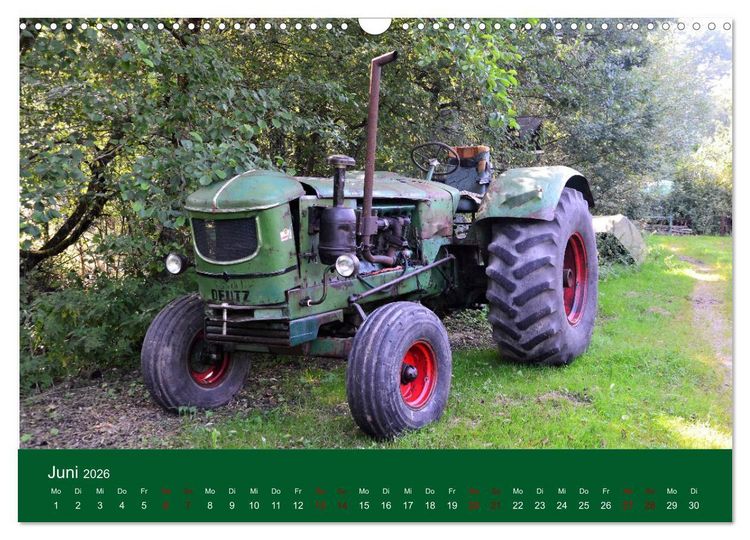 Produktbild: TRECKER-SCHLEPPER. Unverzichtbare Helfer in der Landwirtschaft (Wandkalender 2026 DIN A3 quer), CALVENDO Monatskalender