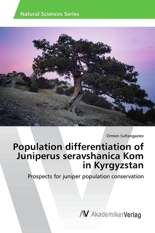 Produktbild: Population differentiation of Juniperus seravshanica Kom in Kyrgyzstan