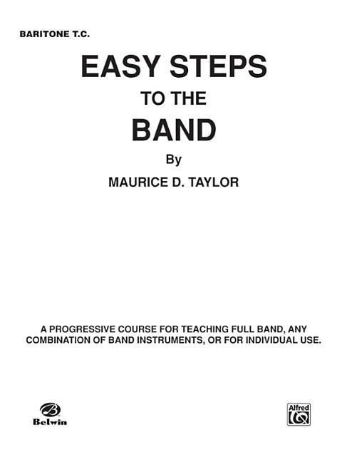 Produktbild: Taylor, M: Easy Steps to the Band