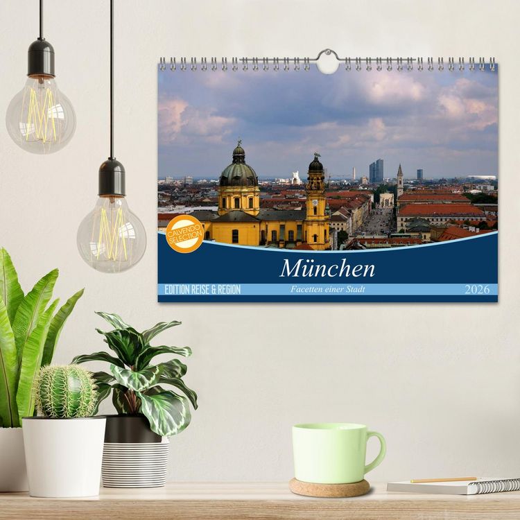 Produktbild: M&uuml;nchen - Facetten einer Stadt (Wandkalender 2026 DIN A4 quer), CALVENDO Monatskalender