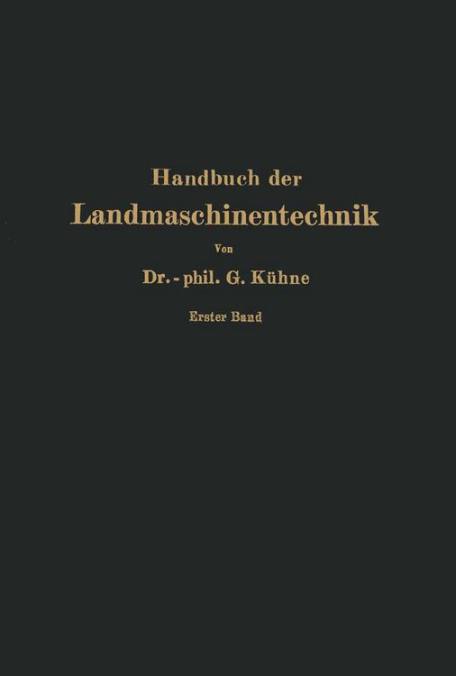 Produktbild: Handbuch der Landmaschinentechnik