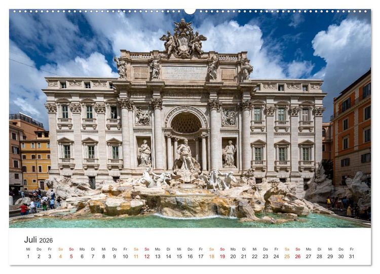 Produktbild: Rom &ndash; Geschichte, Glanz und Gassen (hochwertiger Premium Wandkalender 2026 DIN A2 quer), Kunstdruck in Hochglanz