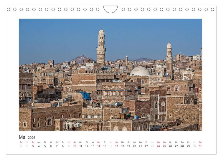 Produktbild: Der Jemen (Wandkalender 2026 DIN A4 quer), CALVENDO Monatskalender