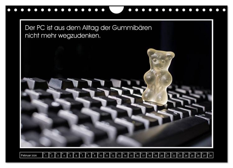Produktbild: Wissenswertes aus der Welt der Gummib&auml;ren (Wandkalender 2026 DIN A4 quer), CALVENDO Monatskalender