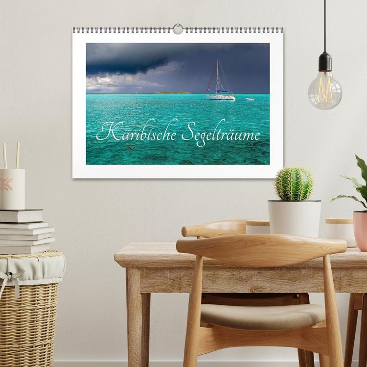 Produktbild: Karibische Segeltr&auml;ume (Wandkalender 2026 DIN A3 quer), CALVENDO Monatskalender