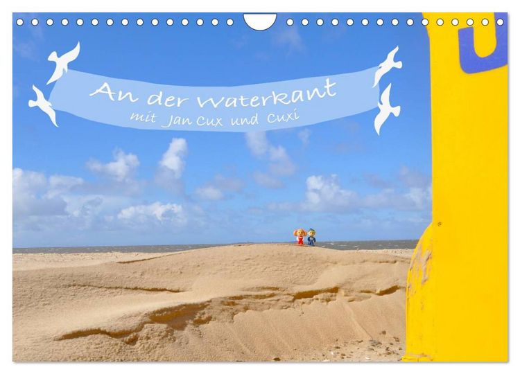 Produktbild: An der Waterkant mit Jan Cux und Cuxi (Wandkalender 2026 DIN A4 quer), CALVENDO Monatskalender