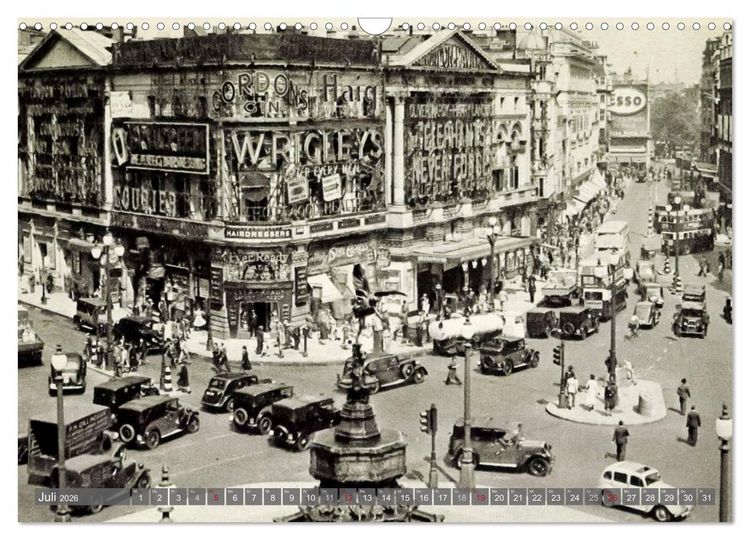 Produktbild: Sch&ouml;nes altes London in historischen Bildern (Wandkalender 2026 DIN A3 quer), CALVENDO Monatskalender