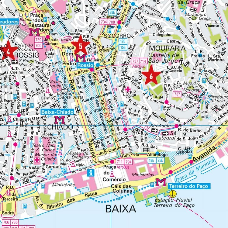 Produktbild: MARCO POLO Cityplan Lissabon 1:12.000
