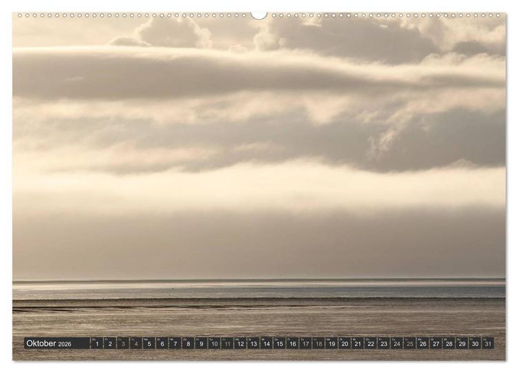 Produktbild: F&ouml;hr und Amrum - Spazierg&auml;nge am Meer (hochwertiger Premium Wandkalender 2026 DIN A2 quer), Kunstdruck in Hochglanz