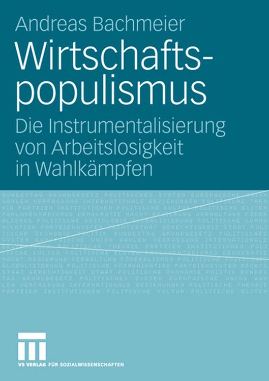 Produktbild: Wirtschaftspopulismus