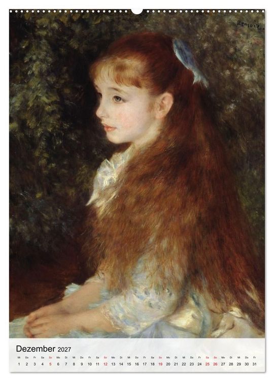 Produktbild: Die kleinen Musen des Monsieur Renoir (Wandkalender 2027 DIN A2 hoch), CALVENDO Monatskalender