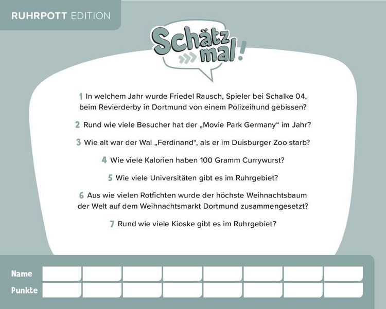 Produktbild: Sch&auml;tz mal! Ruhrpott Edition