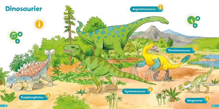 Produktbild: BOOKii&reg; H&ouml;ren und Staunen Mini Dinosaurier